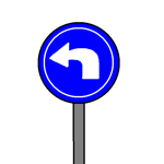 turn left