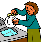 wash up